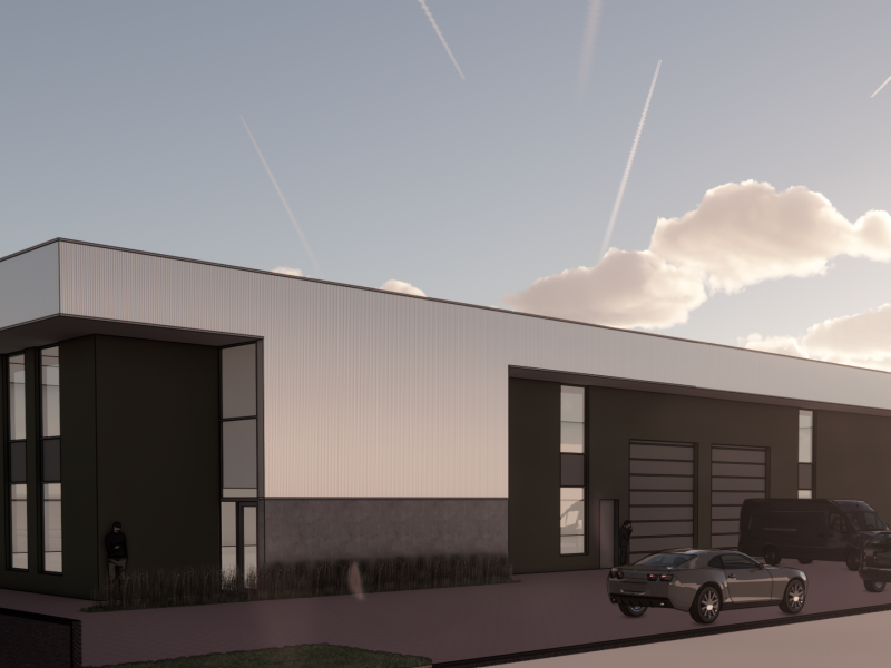 Nieuwbouw bedrijfspand in Bemmel
